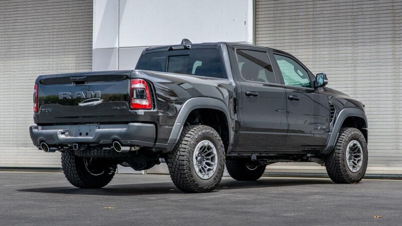 Borla 21-22 Dodge RAM 1500 TRX 6.2L V8 4WD CCSB 5in. Chrome-Plated Optional Tips - 304SS thumbnail 2