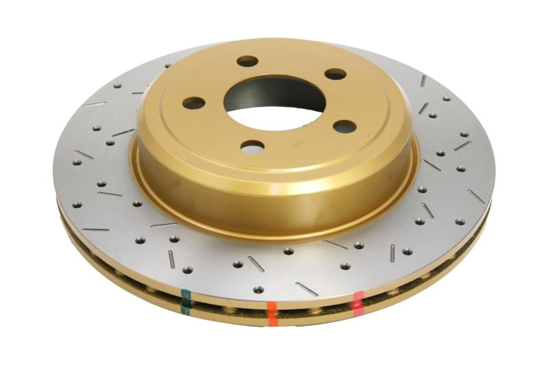 DBA 08-09 Charger / Magnum / Challenger w/o Brembo Brakes Rear Drilled & Slotted 4000 Series Rotor