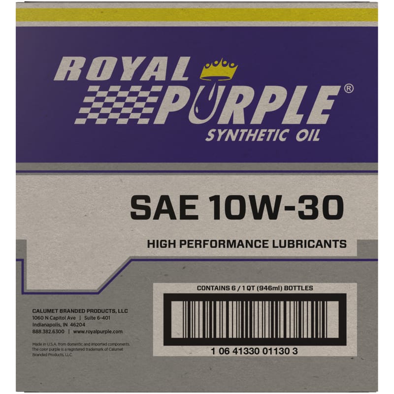 Royal Purple Premium Synthetic High Performance Multi-Grade 10W30 Motor Oil - 1 Quart thumbnail 3