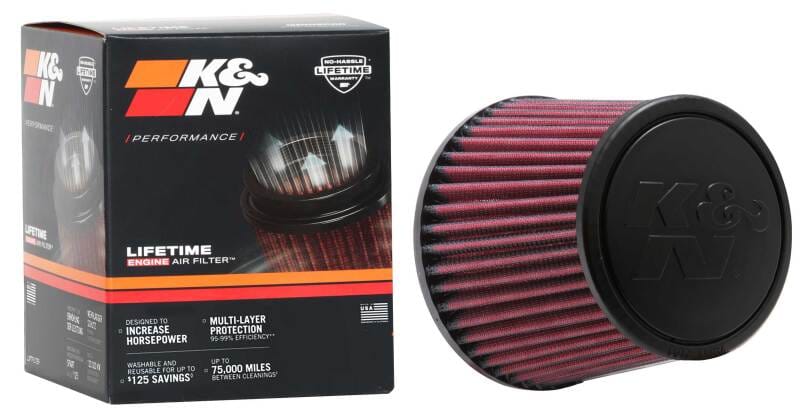 K&N Universal Clamp-On Air Filter 3-15/16in FLG / 5-1/2in B / 4-1/2in T / 4-7/16in H thumbnail 4