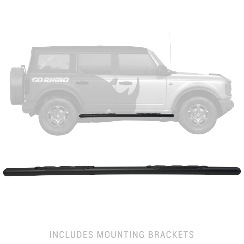 Go Rhino 18-20 Jeep Wrangler JLU 1000 Series Side Steps - Tex Blk - 10573T thumbnail 2