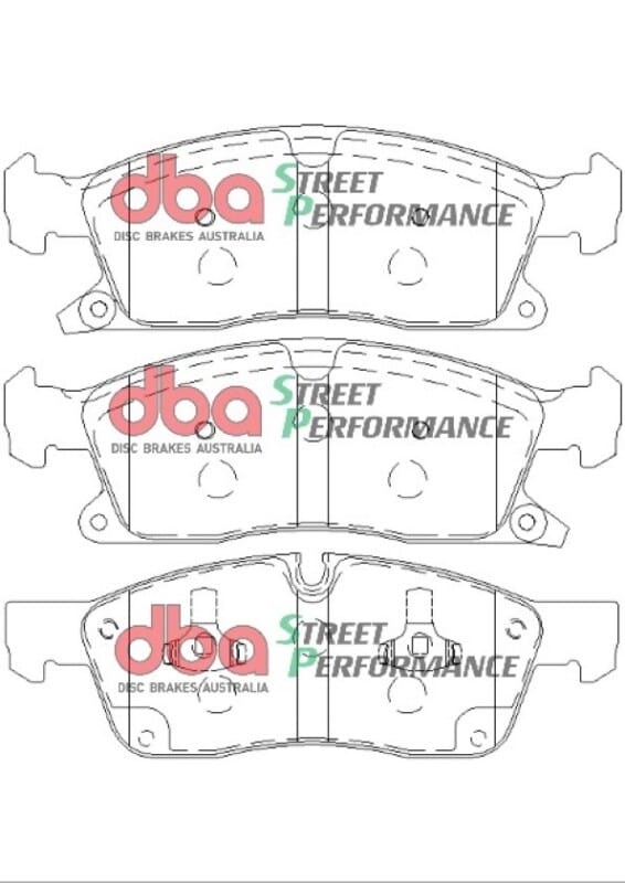 DBA 11-20 Dodge Durango (330mm Front Rotor) SP Performance Front Brake Pads thumbnail 2