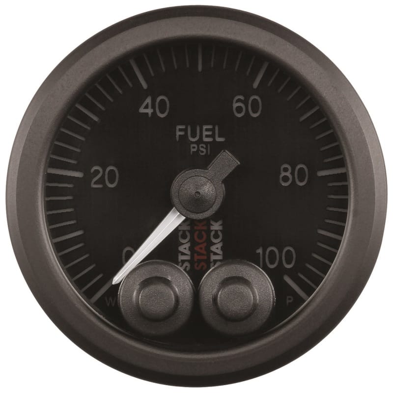 Autometer Stack Instruments Pro Control 52mm 0-100 PSI Fuel Pressure Gauge - Black (1/8in NPTF Male) thumbnail 2