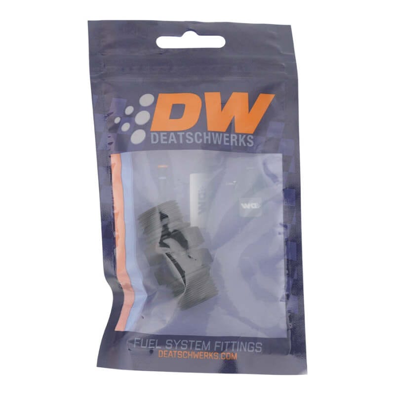 DeatschWerks 8AN ORB Male to 8AN ORB Male Swivel Adapter - Anodized Matte Black thumbnail 2