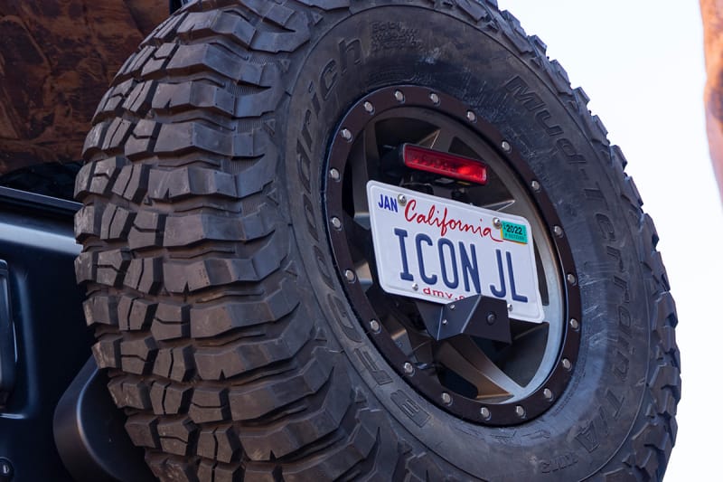 ICON 2018+ Jeep Wrangler JL License Relocation Kit thumbnail 3