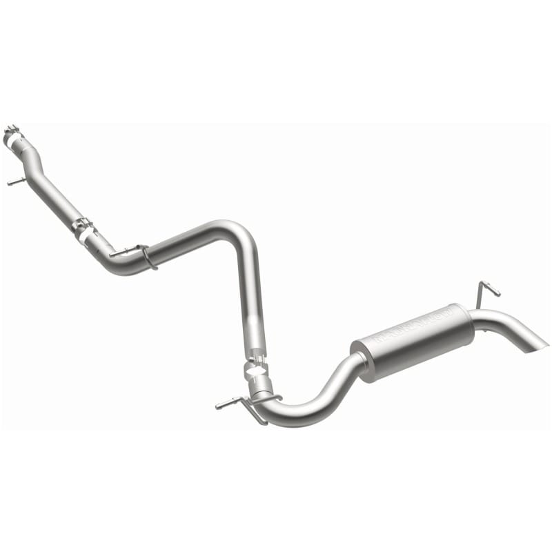 MagnaFlow 12-14 Jeep Wrangler 3.6L Single Straight Rear P/S Exit Stainless C/b Perf Exhaust-Comp thumbnail 4
