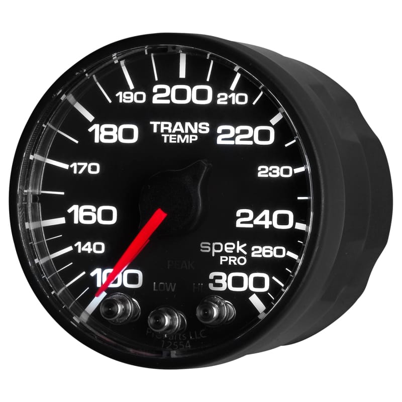 Autometer Spek-Pro 52.4mm 100-300 Deg F Digital Stepper Motor Trans Temp Gauge thumbnail 5
