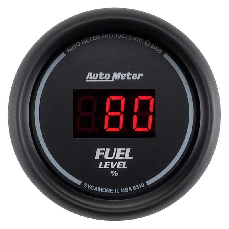 AutoMeter Gauge Kit 5 Pc. 3-3/8in. & 2-1/16in. Elec Speedo Digital Black Dial W/ Red Led thumbnail 2
