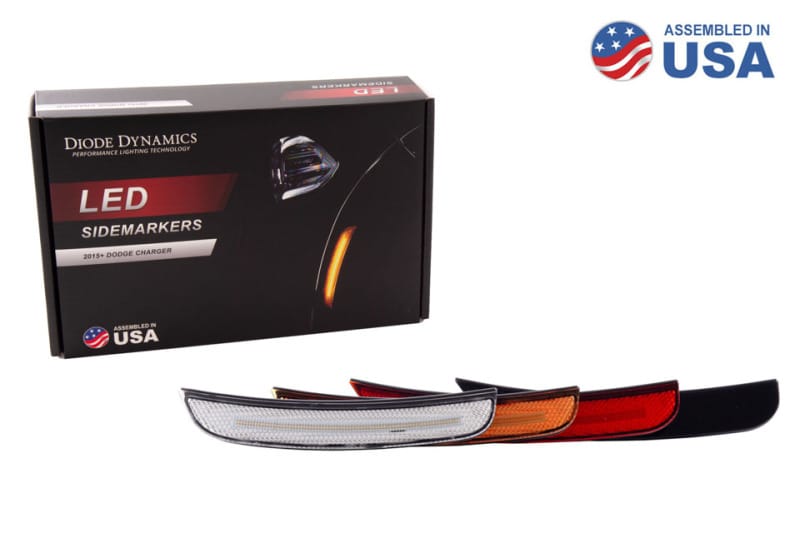 Diode Dynamics 15-21 Dodge Charger LED Sidemarkers - Smoked (set) thumbnail 7
