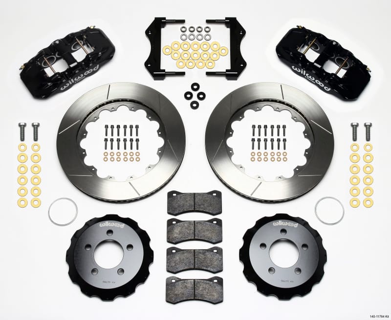 Wilwood AERO6 Front Hat Kit 14.25 2006-10 Magnum/Challenger/Charger/300C
