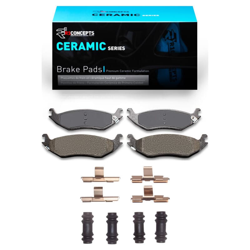 R1 2002-2024 Chrysler Aspen Rear R1 Ceramic Pads & Hardware Kit