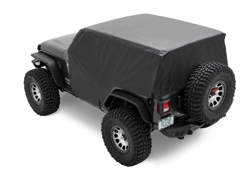 Bestop 07-18 Jeep Wrangler JK / 18-26 JL 2-Door All Weather Trail Cover (Black)