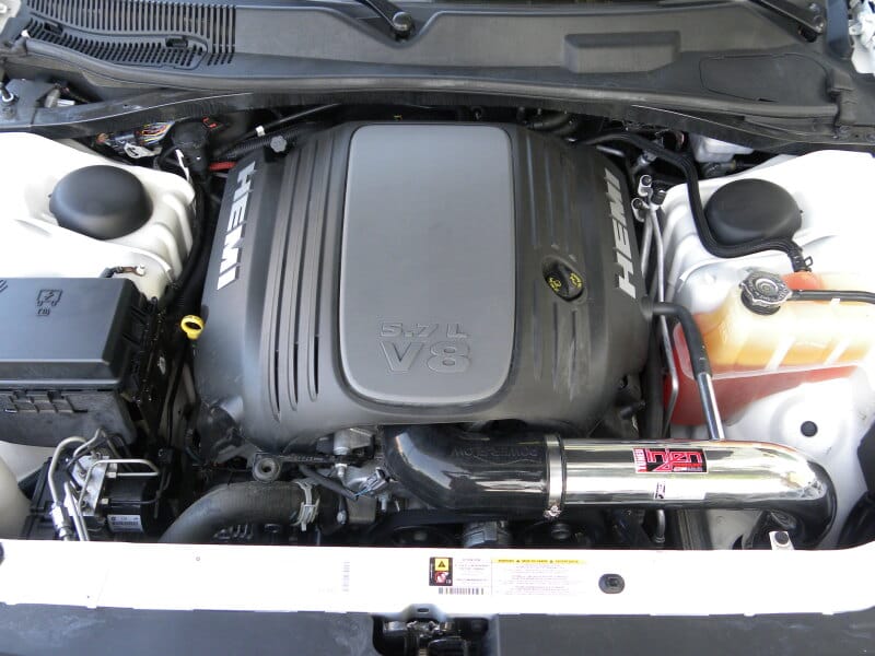 Injen 09-14 Dodge Challenger Hemi 5.7L V8 SRT-8 6.1L 5.7L V8 Polished Power-Flow Air thumbnail 2