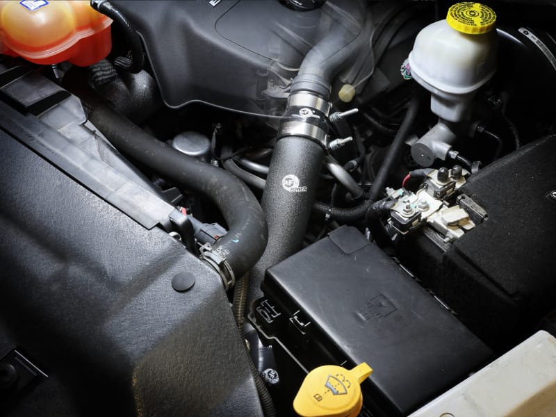 aFe 16-19 RAM 1500 V6 3.0L (TD) BladeRunner 3in Aluminum Hot Charge Pipe - Black thumbnail 5