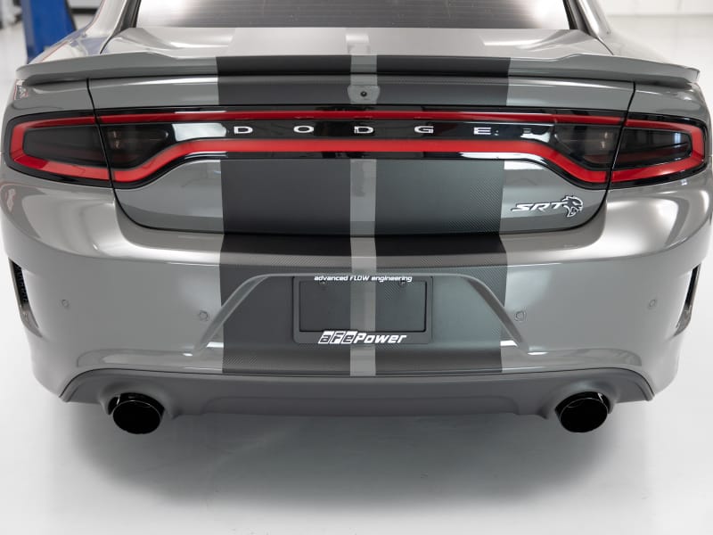 aFe MACH Force-XP 4-1/2in Black OE Replacement Exhaust Tips - 15-19 Dodge Charger/Hellcat thumbnail 3