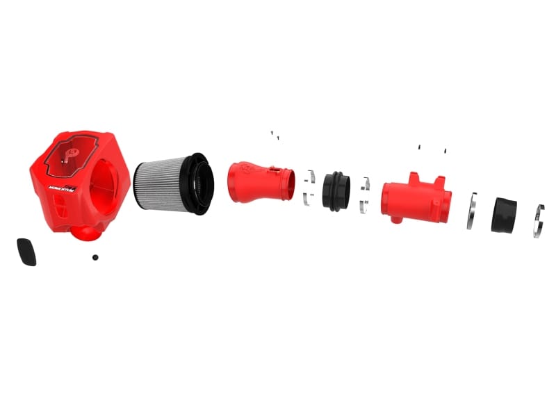 aFe 2025 RAM 1500 L6-3.0L (tt) Momentum GT Red Edition Cold Air Intake w/ Pro Dry S Filter (MOQ 12) thumbnail 2