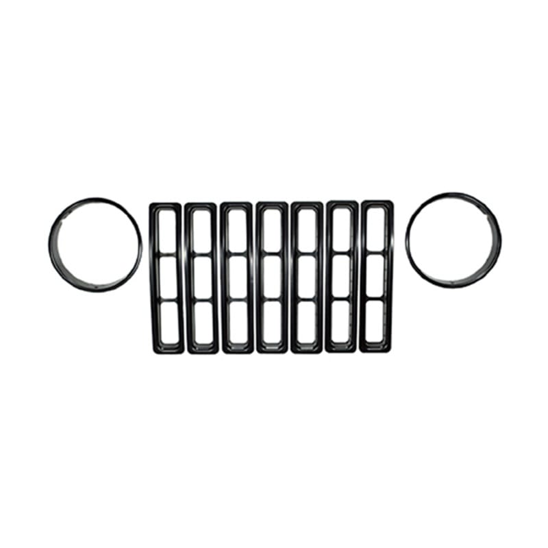 Rugged Ridge Headlight Bezels Black 97-06 Jeep Wrangler thumbnail 2