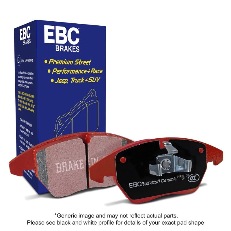 EBC 91-93 Chrysler Fifth Avenue 3.8 Redstuff Front Brake Pads
