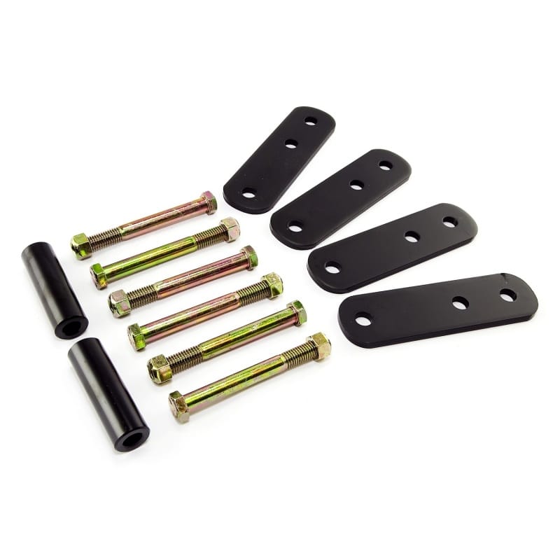 Rugged Ridge HD Front Leaf Spring Shackles 1-In Lift 87-95 Jeep Wrangler YJ - 18265.13