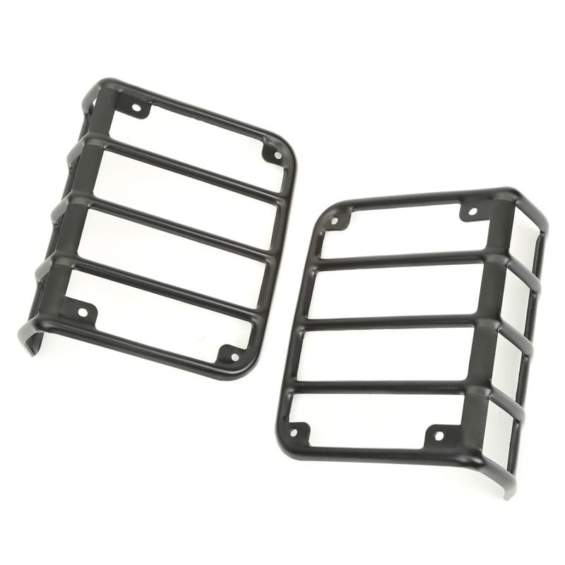 Rugged Ridge 07-18 Jeep Wrangler Textured Black Tail Light Euro Guards thumbnail 2