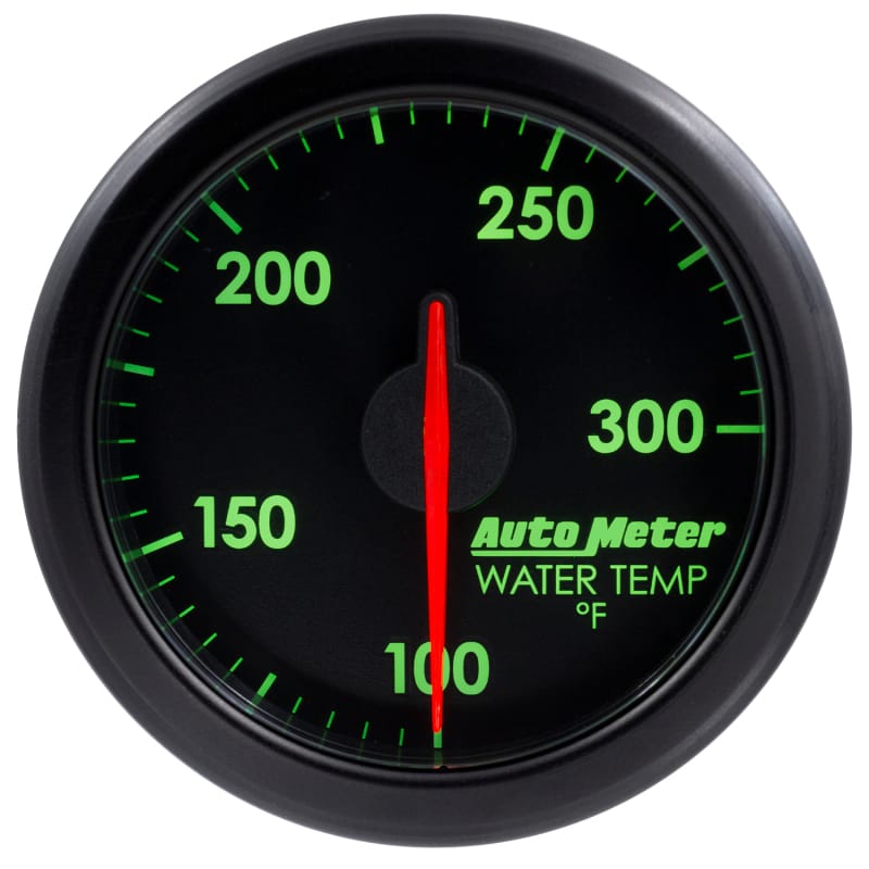 Autometer Airdrive 2-1/6in Water Temperature Gauge 100-300 Degrees F - Black thumbnail 3