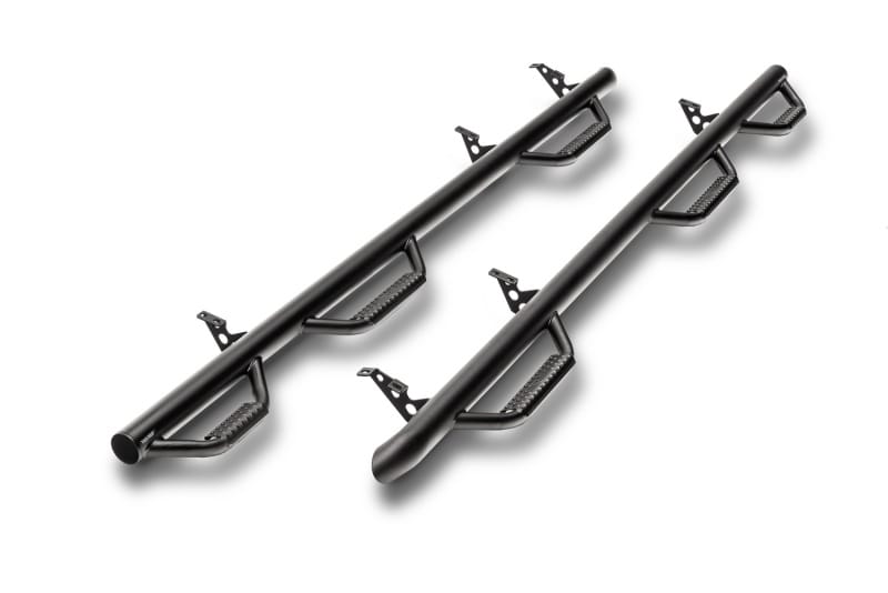 N-Fab Nerf Step 15.5-17 Dodge Ram 1500 Crew Cab 5.7ft Bed - Tex. Black - Bed Access - 3in
