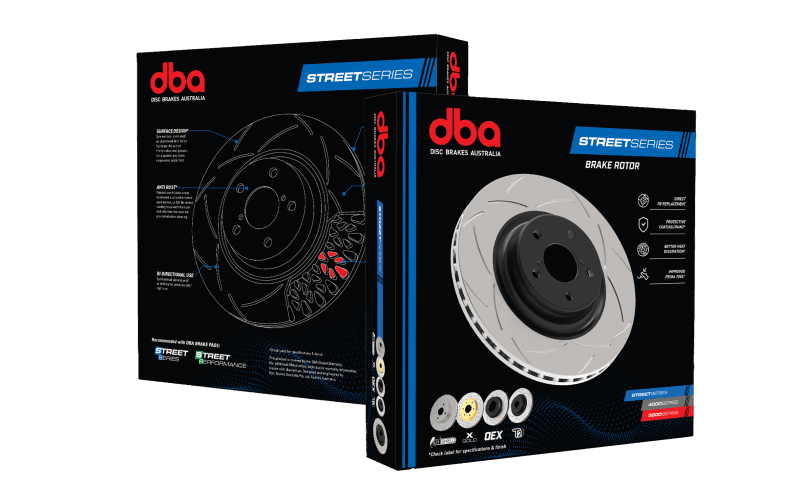 DBA 93-97 Jeep Grand Cherokee Rear Street Drilled & Slotted Rotor