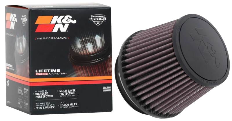K&N Filter Universal X Stream Clamp-On 4-1/2in Flange 5-7/8in Base 4-1/2in Top 4-1/2in Height thumbnail 5