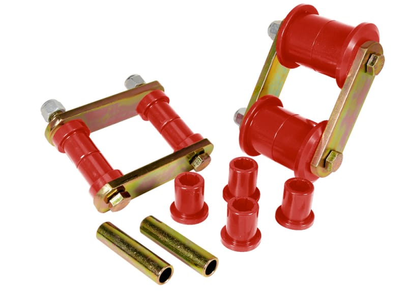 Prothane 60-74 Chrysler B & E Body HD Spring & Shackles Bushings - Red - 4-1010