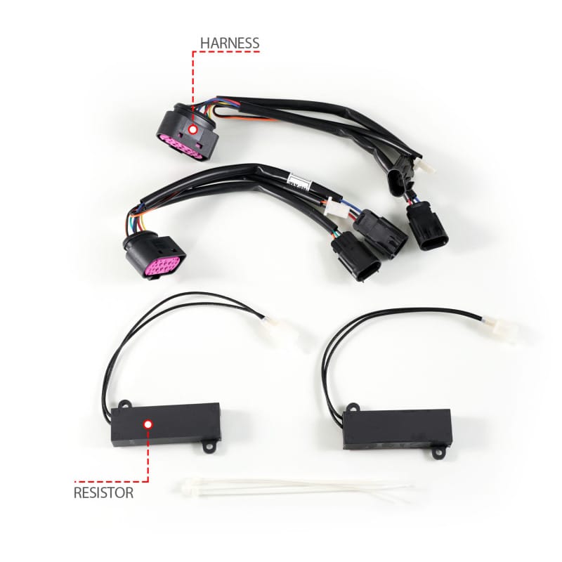 ANZO 09-18 Dodge Ram 1500/2500/3500 Full LED Proj Headlights w/Switchback Light Bar - Black thumbnail 8