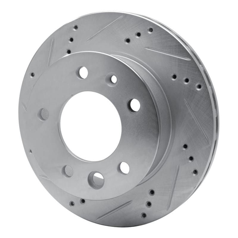 R1 02-06 Dodge Sprinter 2500 Front Left Drilled & Slotted Silver Brake Rotor - 631-40041L thumbnail 2