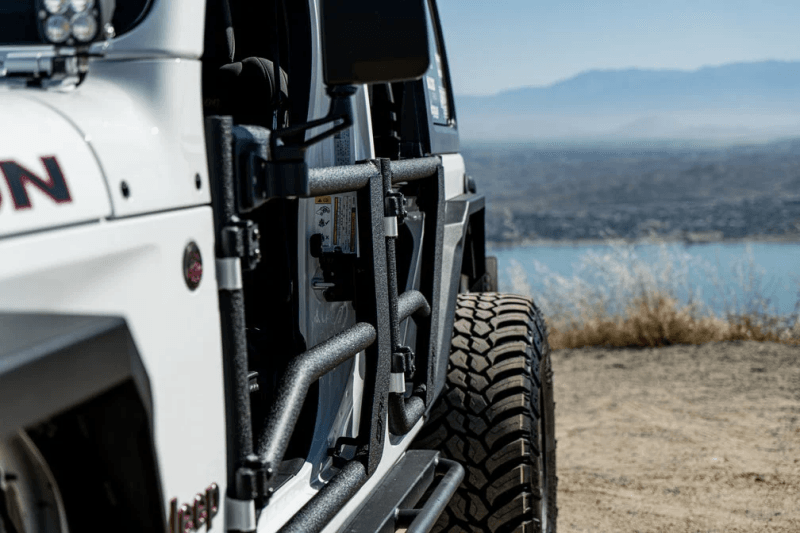 Body Armor 4x4 2018+ Jeep Wrangler JL Gladiator JT Tube Doors Front Pair thumbnail 5