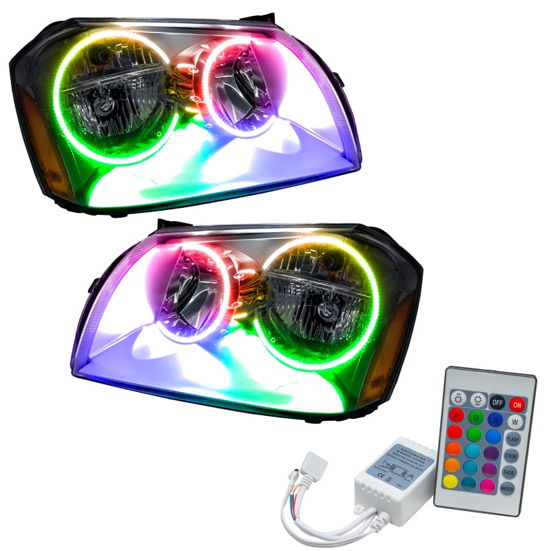 Oracle 05-07 Dodge Magnum SMD HL - Chrome - ColorSHIFT w/ Simple Controller