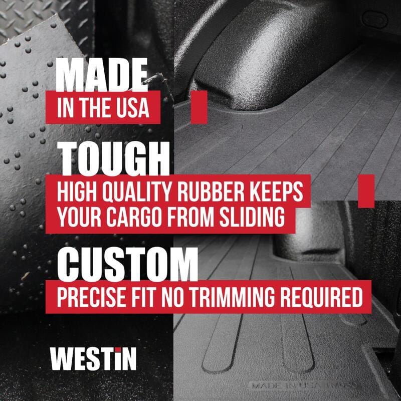 Westin 2002-2018 Dodge/Ram 1500/2500 (6.5ft bed) Truck Bed Mat - Black thumbnail 2