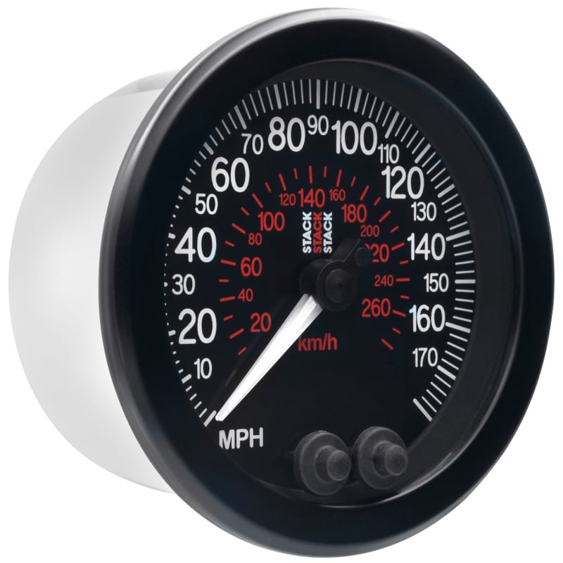 Autometer Stack Instruments 88mm 0-180 MPH 290 KM/H GPS Speedometer - Black thumbnail 5