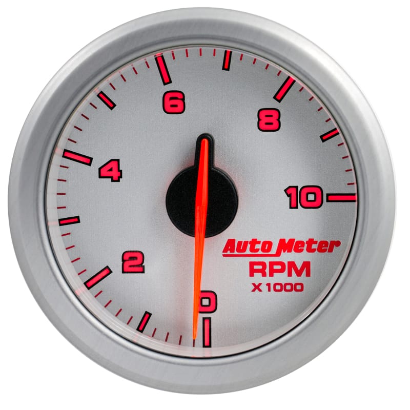 Autometer Airdrive 2-1/6in Tachometer Gauge 0-10K RMP - Silver thumbnail 6