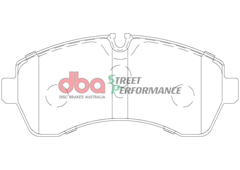 DBA 07-09 Dodge Sprinter 3500 DRW Front SP Performance Brake Pads thumbnail 2