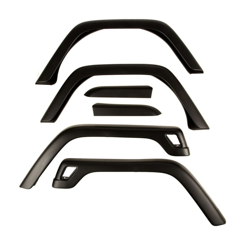 Omix 6-Piece Fender Flare Kit- 97-06 Jeep Wrangler - 11603.11