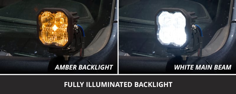 Diode Dynamics Stage Series Ditch Light Kit for 2019-Present Ram SS3 - Yellow Pro Combo thumbnail 3