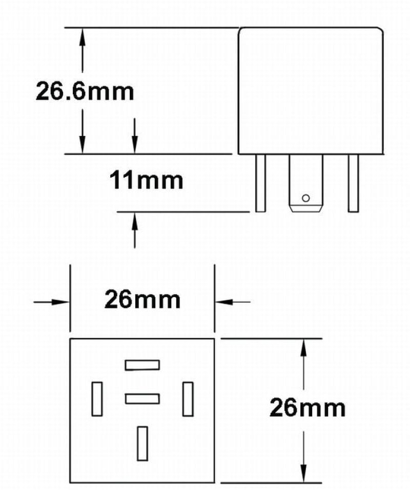 Hella Relay 12V 20/40A Spdt Res Sld thumbnail 2
