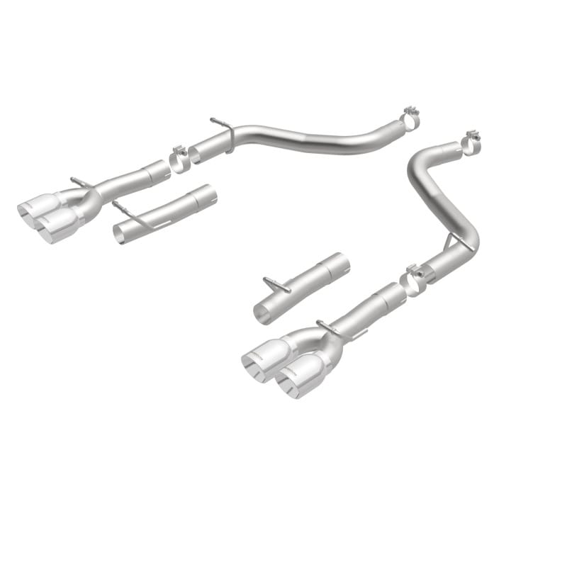 MagnaFlow Axle-Back, SS, 2.5in, Quad Split Rear 3.5in Tip 2015 Dodge Challenger 3.6L V6 thumbnail 2