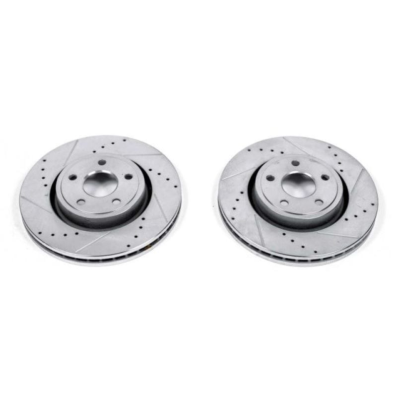 Power Stop 11-19 Dodge Durango Front Evolution Drilled & Slotted Rotors - Pair - AR83078XPR