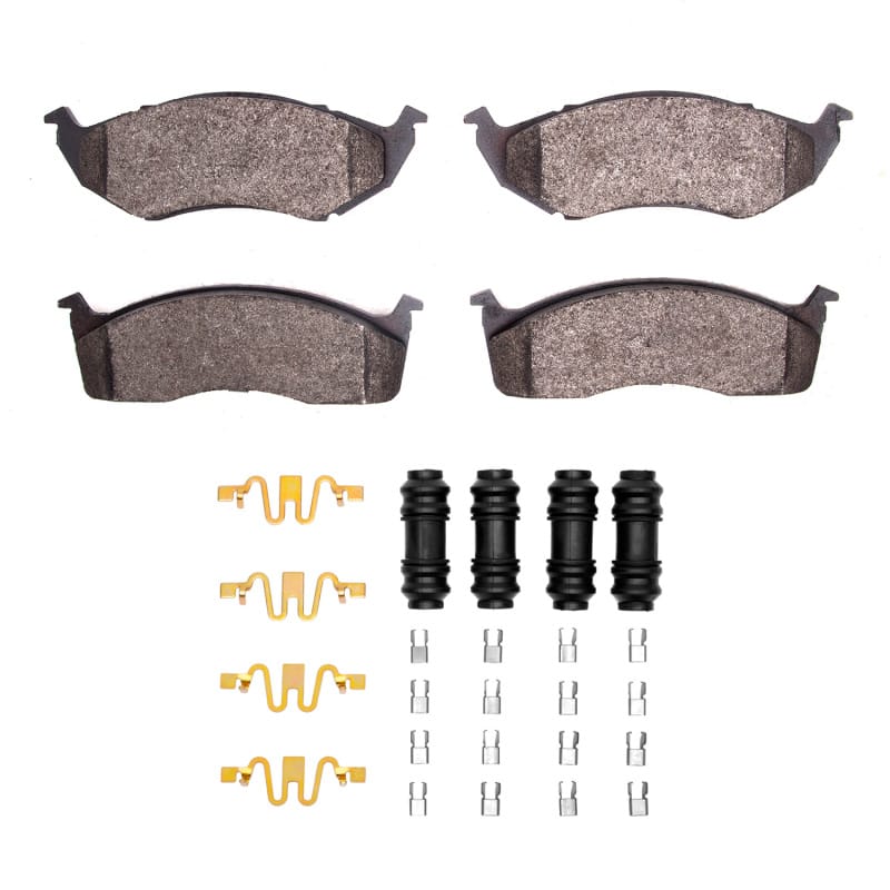 R1 93-02 Chrysler CONCORDE Front Semi Met Pads & Hardware Kit