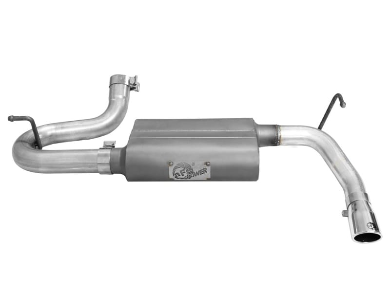 aFe Scorpion 2-1/2in Alum Steel Axle-Back Exhaust w/Polished Tip 07-18 Jeep Wrangler JK V6-3.6/3.8L thumbnail 2