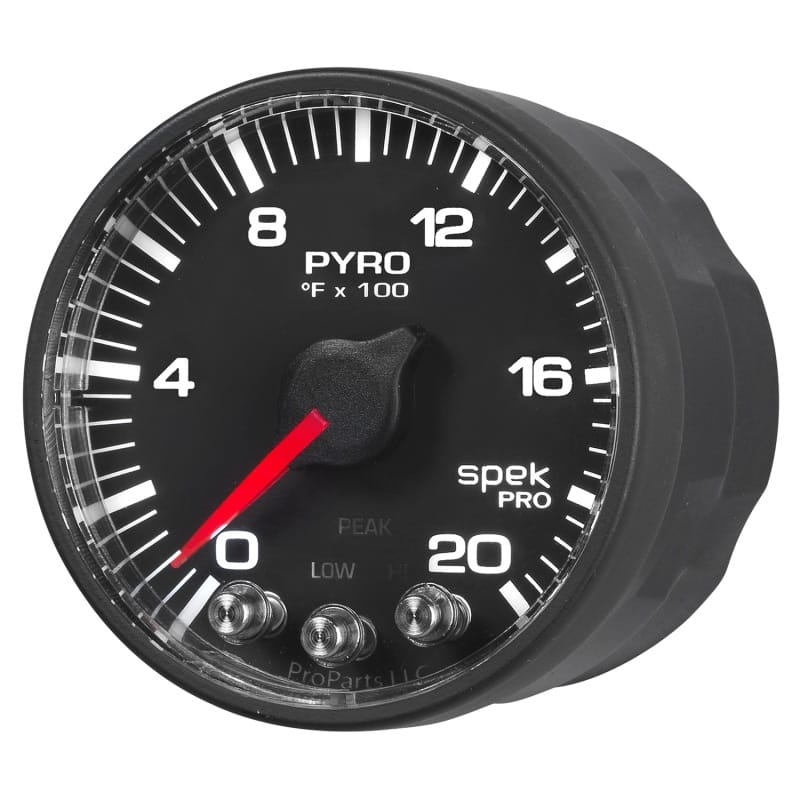 Autometer Spek-Pro 52.4mm 0-2000F Digital Stepper Motor Pyrometer Gauge thumbnail 4