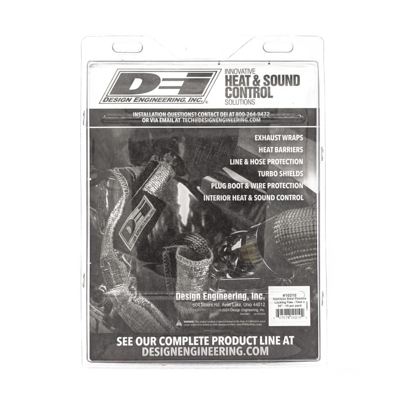 DEI Stainless Steel Positive Locking Tie 1/4in (7mm) x 20in - 10 per pack thumbnail 3