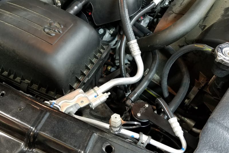 J&L 09-18 Ram 1500 5.7L Passenger Side Oil Separator 3.0 - Black Anodized thumbnail 2