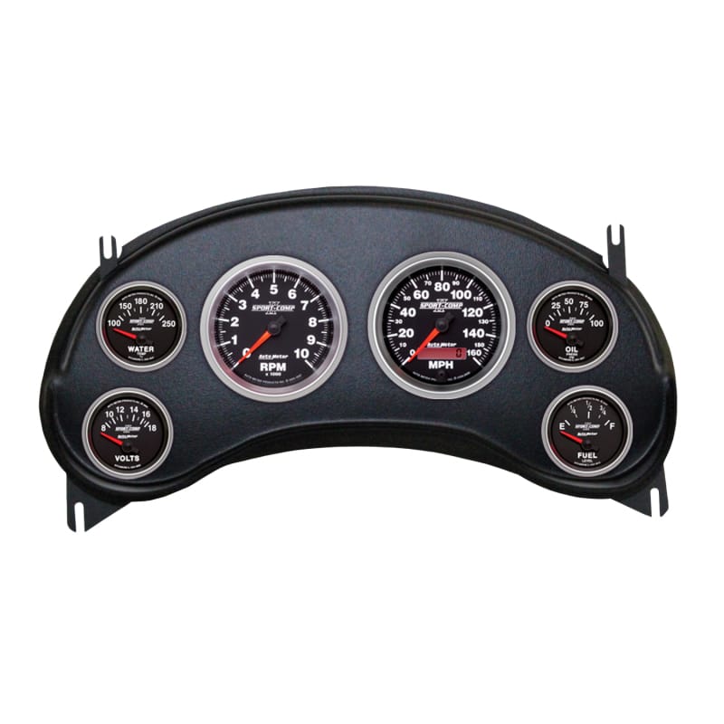 Autometer Sport-Comp II Direct Fit Dash Kit 98-04 Chevy S10 Truck (2 x 3-3/8in. / 4 x 2-1/16in.)