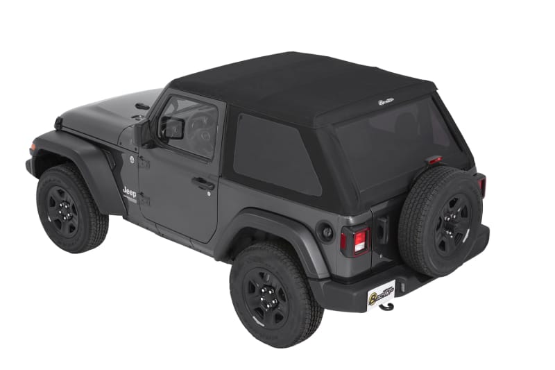 Bestop 18-26 Jeep Wrangler JL 2-Door Trektop (Premium Black Twill)