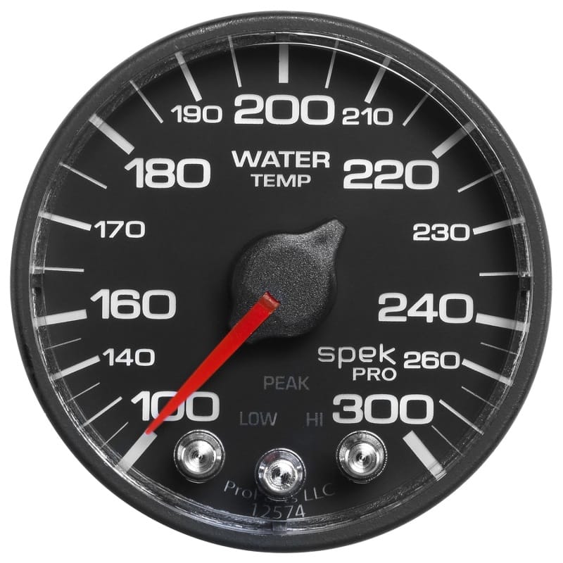Autometer Spek-Pro - Nascar 2-1/16in Water Temp 100- 300F Bfb Ecu - P546328 thumbnail 2